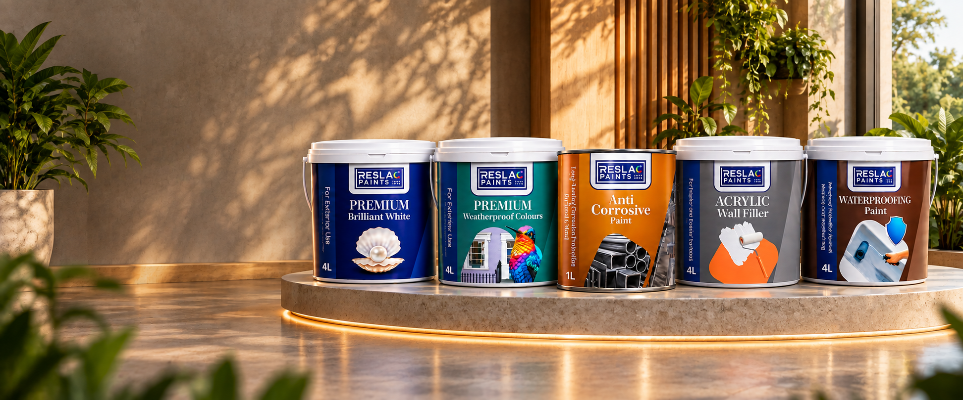 Reslac paint packs on an exclusive online offer